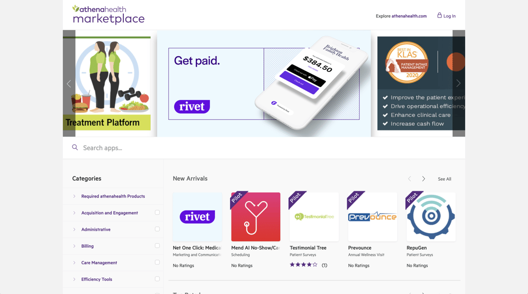 Rivet Launches on Athenahealth Marketplace